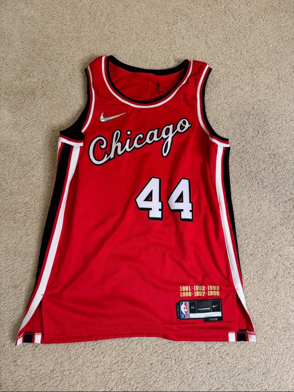 Custom Made Chicago Bulls Patrick Williams Jersey